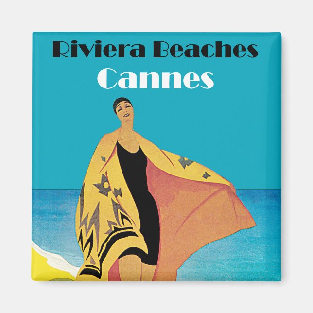 Riviera Beaches ~ Cannes Magnet (Front)
