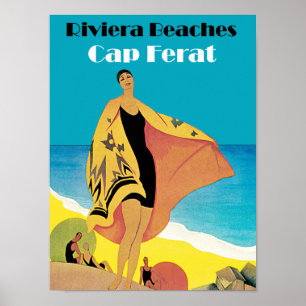 Riviera Beaches ~ Cap Ferat Poster