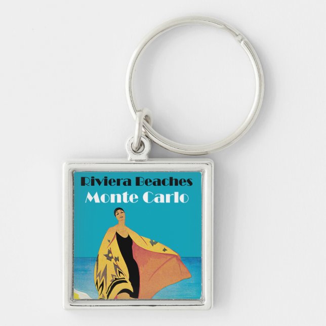 Riviera Beaches ~ Monte Carlo Key Ring (Front)