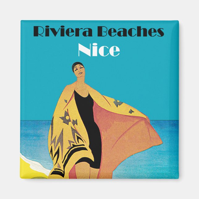 Riviera Beaches ~ Nice Magnet (Front)