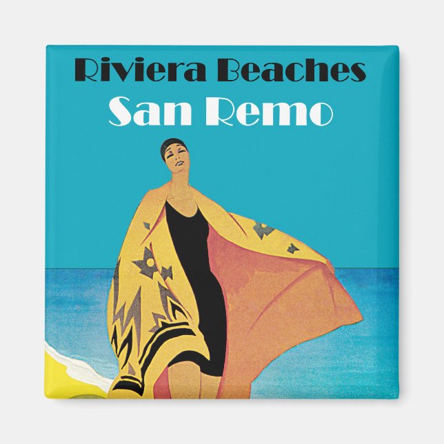 Riviera Beaches ~ San Remo Magnet (Front)