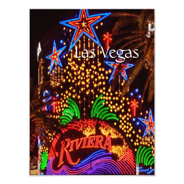 Riviera Las Vegas Photo Enlargement Print (Front)