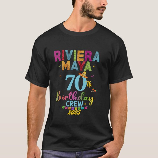 Riviera Maya 50th Birthday Trip Cancun Vacay Mexic T-Shirt (Front)