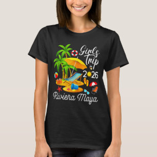 Riviera Maya Beach Mexico Summer Tropical Girls T-Shirt