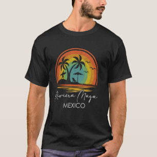 Riviera Maya Beach Mexico Summer Vacation Tropical T-Shirt