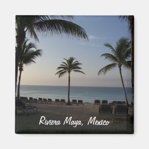 Riviera Maya Cancun Mexico Beach Vacation Magnet