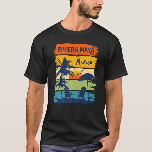 Riviera Maya Mexico 2022 Vacation Couples Family G T-Shirt (Front)