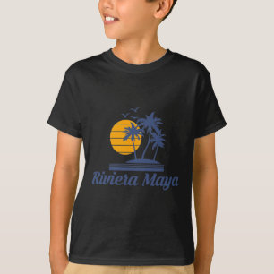 Riviera Maya Mexico Beach Tourist Souvenir Vacatio T-Shirt