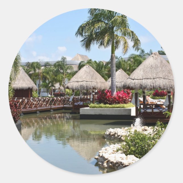 Riviera Maya, Mexico Classic Round Sticker (Front)