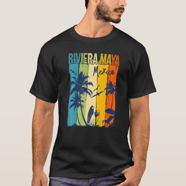 Riviera Maya Mexico Family Vacation Matching Group T-Shirt (Front)