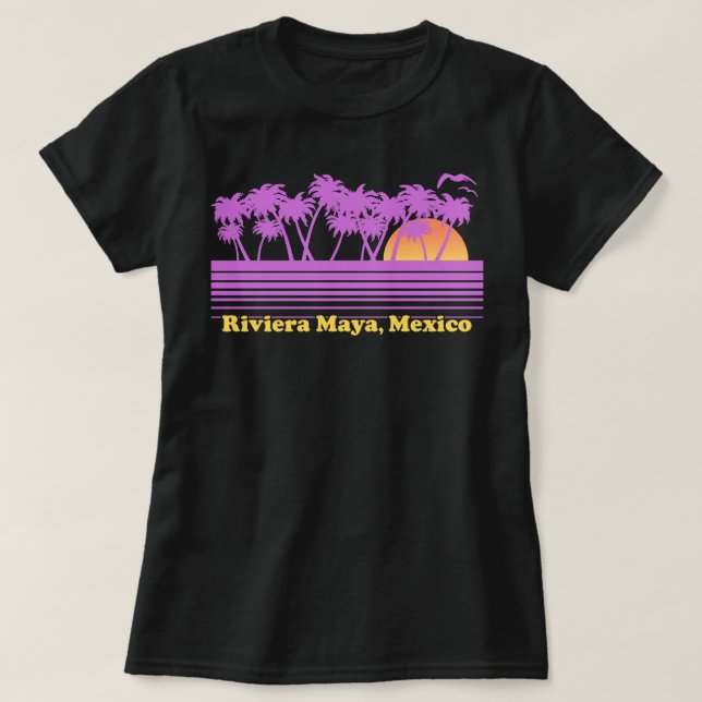 Riviera Maya Mexico T-Shirt (Design Front)