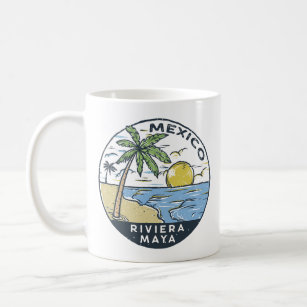 Riviera Maya Mexico Vintage Coffee Mug