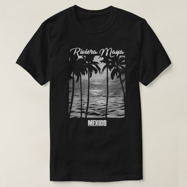 Riviera Maya Souvenir  Meico Reminder  T-Shirt (Design Front)