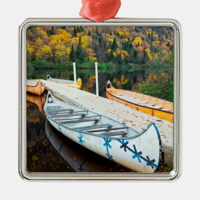 Rivière Jacques-Cartier | Rabaskas Dock Metal Tree Decoration (Front)