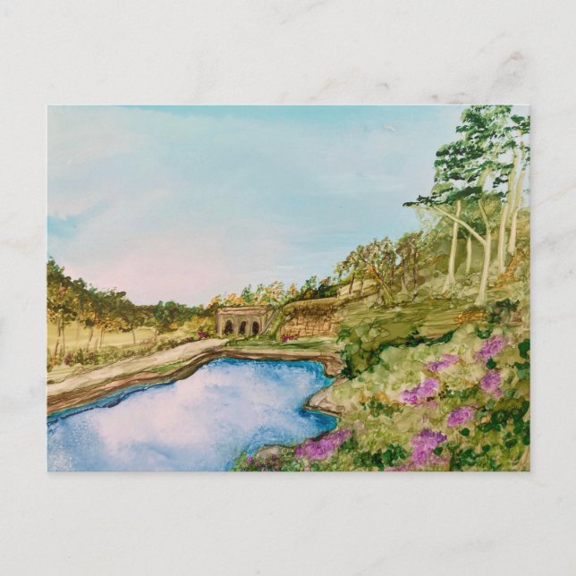 Rivington Lord Leverhulme Italian Lake Postcard (Front)