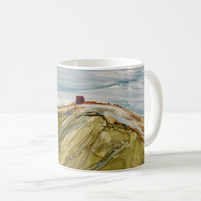 Rivington Pike Horwich impressionist   Coffee Mug (Front Right)