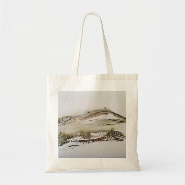 Rivington pike Horwich Watercolour        Tote Bag (Front)