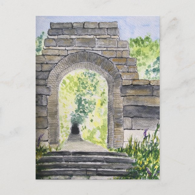 Rivington Terraced Gardens Archway     Postcard (Front)