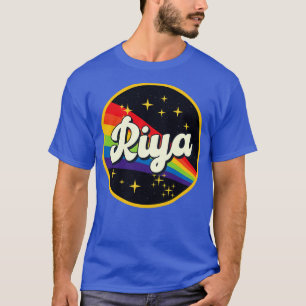 Riya Rainbow In Space Vintage Style T-Shirt