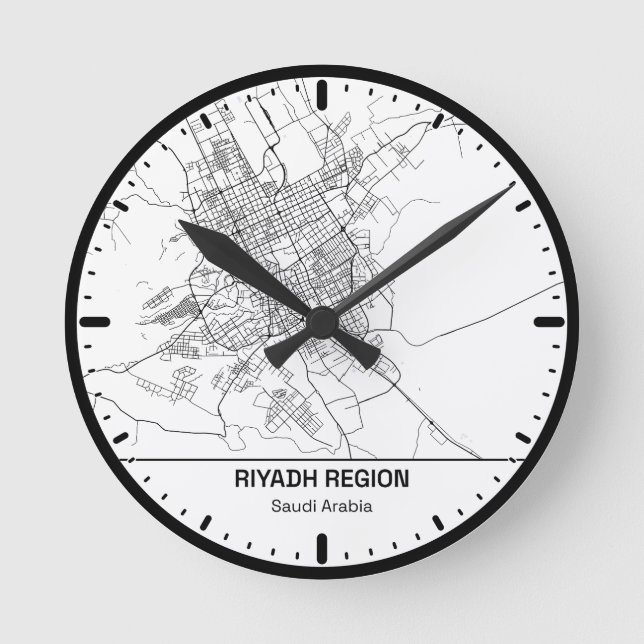 Riyadh Clock City Line Art (Front)