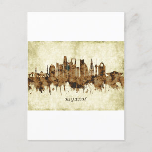 Riyadh Saudi Arabia Cityscape Holiday Postcard