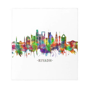 Riyadh Saudi Arabia Skyline Notepad