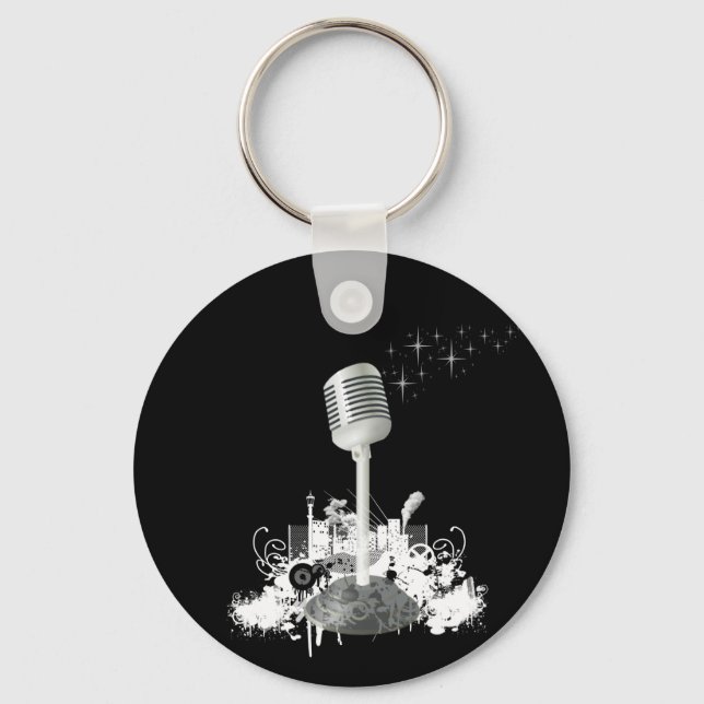 Riyah-Li Designs Music Key Ring (Front)