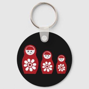 Riyah-Li Designs Nesting Doll Three Key Ring