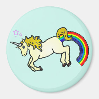 Riyah-Li Designs Rainbow Pooping Unicorn Magnet
