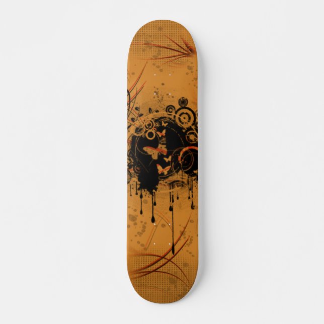 Riyah-Li Designs Urban Butterfly Skateboard (Front)
