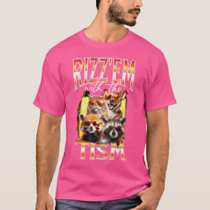 Rizz Em With The Tism Animals Autistic 90S Bootleg T-Shirt