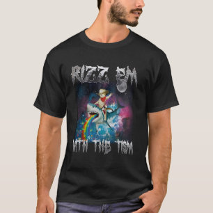 Rizz 'em with The 'tism Funny Meme Shark Autism Aw T-Shirt