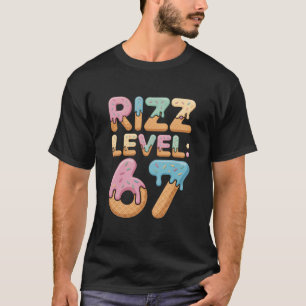 Rizz Level 67 Meme Shirt Ice Cream Drip Meme Six S