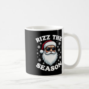 Rizz The Season Funny Christmas Charming Santa Sil Coffee Mug