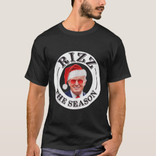 Rizz The Season Funny Trump Christmas Santa Pajama T-Shirt