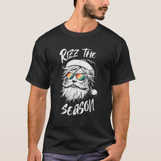 Rizz The Season Kids Teens School Cool Christmas S T-Shirt (Front)