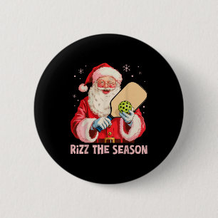 Rizz The Season Santa Ckleball Christmas Funny Riz 6 Cm Round Badge