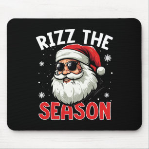 Rizz The Season Santa Claus Rizzmas Funny Boys Chr Mouse Mat
