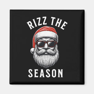 Rizz The Season Silly Christmas Funny Santa Men Te Magnet