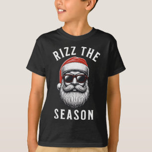 Rizz The Season Silly Christmas Funny Santa Men Te T-Shirt