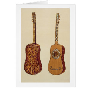 Rizzio Guitar, from 'Musical Instruments' (coloure