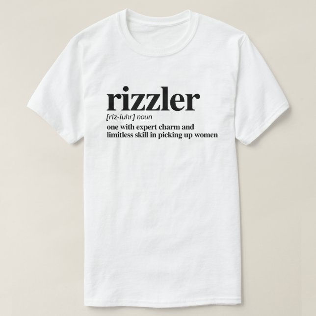 Rizzler Definition T-Shirt (Design Front)