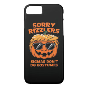 Rizzlers, Sigmas Don’t Do Costumes - Trumpkin Sigm iPhone 8/7 Case