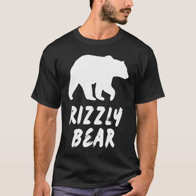 Rizzly Bear Meme T-Shirt (Front)