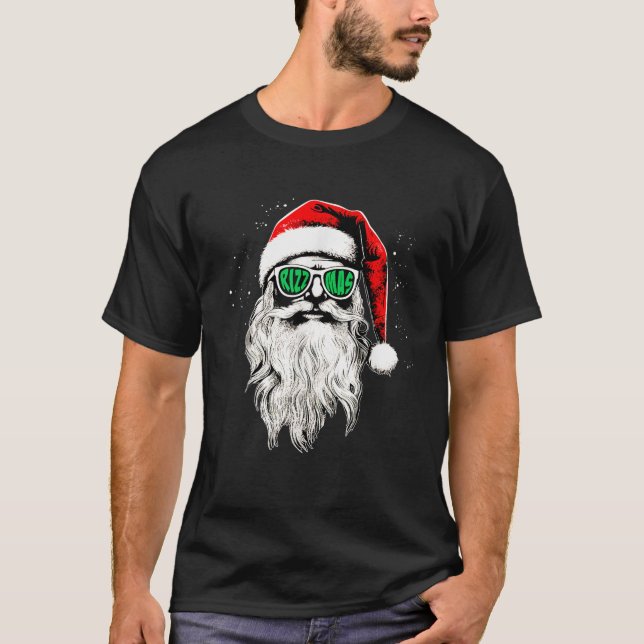 Rizzmas Rizz Merry Christmas Santa Claus Charisma  T-Shirt (Front)