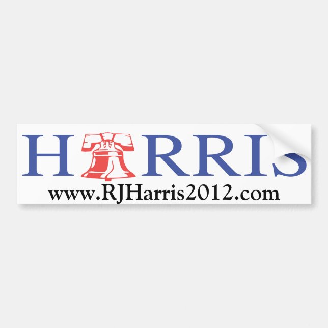 RJ Harris Libertarian Presidential Candidate Bumper Sticker (Front)