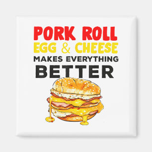 Rk Roll Egg And Cheese New Jersey Pride Nj Foodie  Magnet