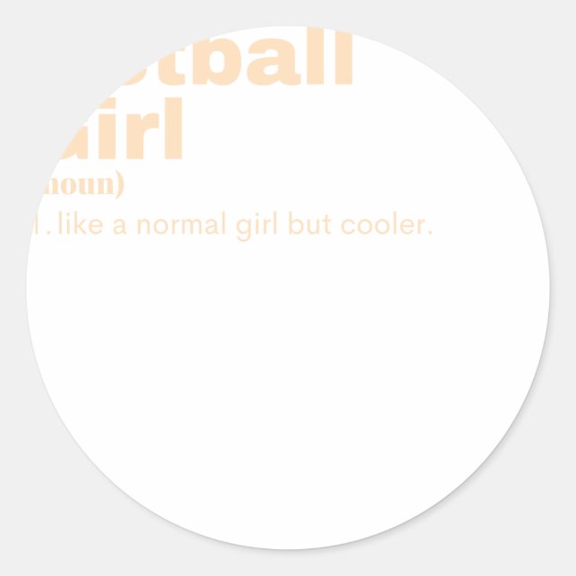 rl - Netball Classic Round Sticker (Front)
