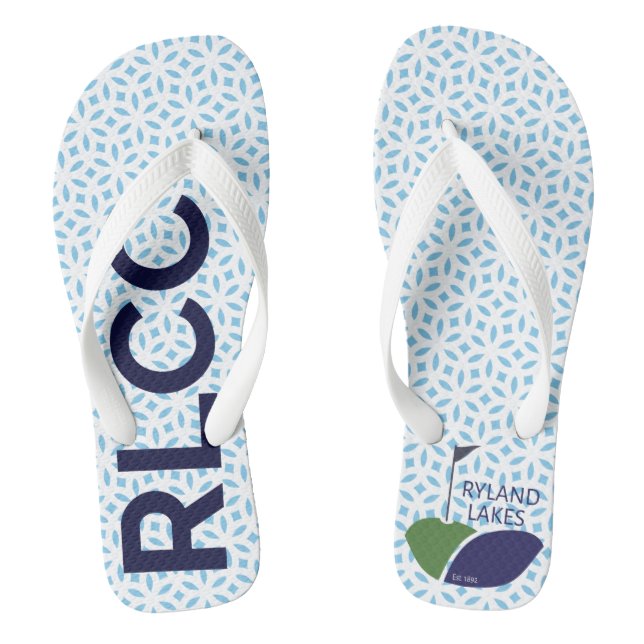 RLCC  & Ryland Lakes Flip Flops (Footbed)
