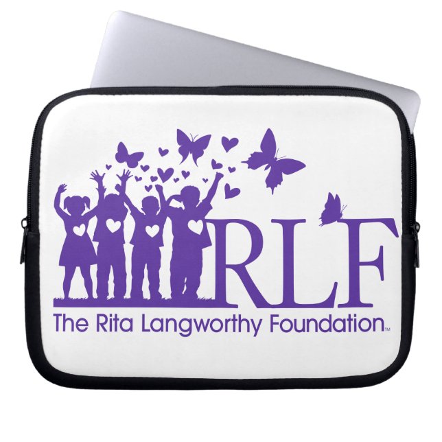 RLF Logo Neoprene Laptop Sleeve 10 inch (Front)
